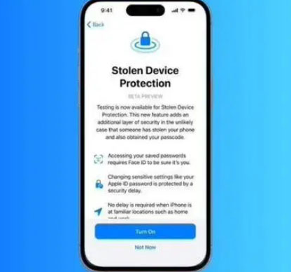 延安苹果授权维修店分享被盗设备保护功能开启方法 