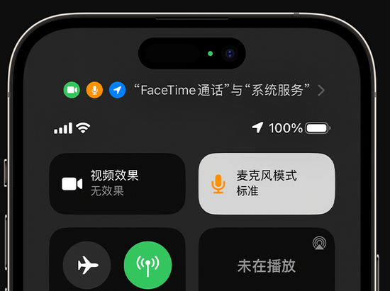 延安苹果授权维修网点分享iPhone在通话时让你的声音更清晰 