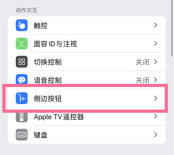 延安苹果14维修店分享iPhone14 Plus侧键双击下载功能关闭方法 